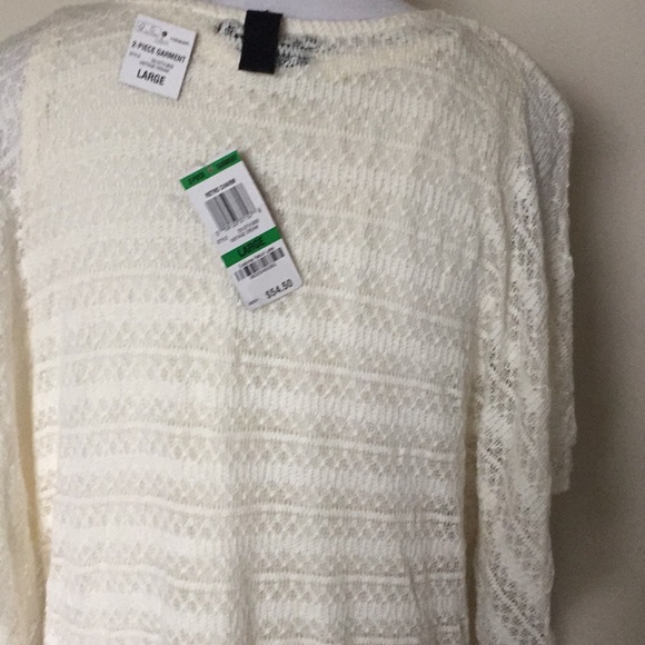 Brand New Style&Co Vintage Cream Blouse. - Picture 4 of 4